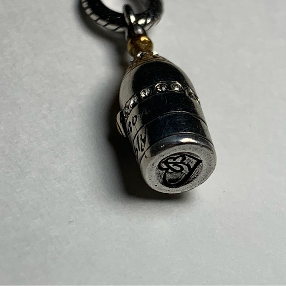 Brighton Charm Champagne Bottle says "Brighton Bubbly" with a heart! - Picture 2 of 2